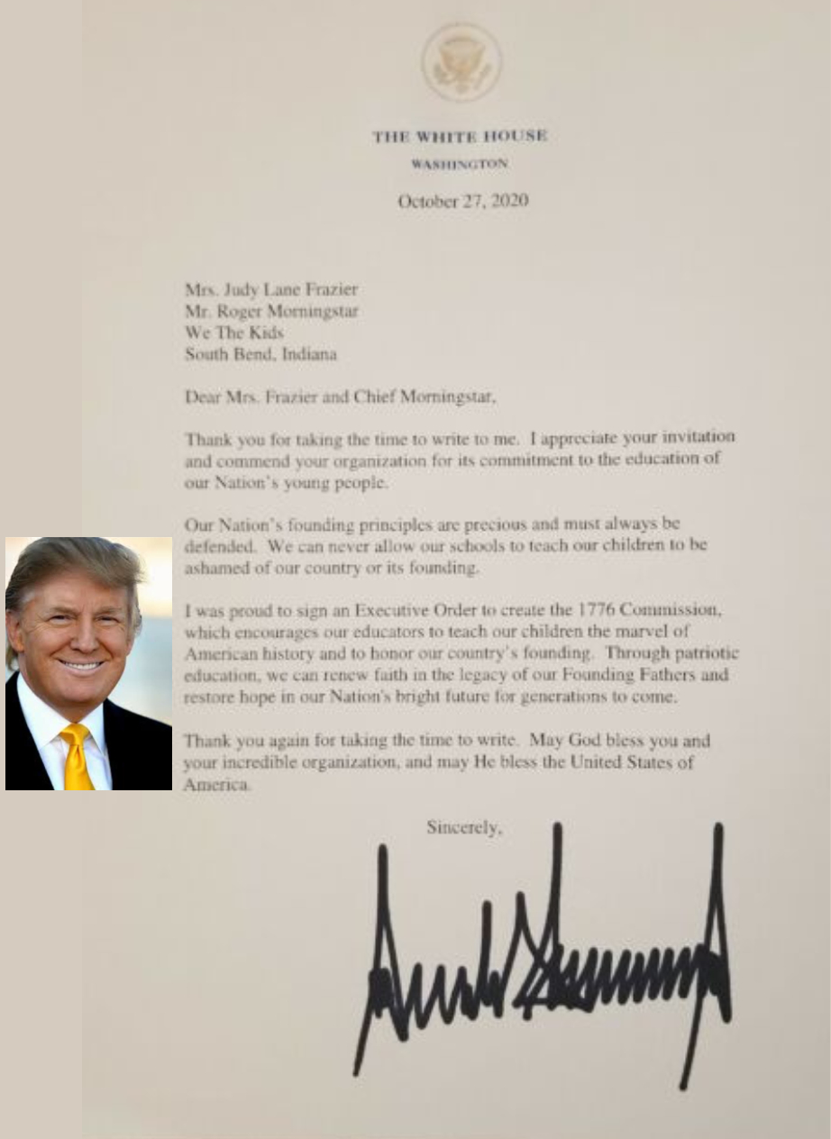 Endorsement from Donald Trump